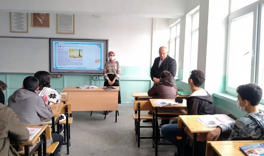 Sorgun'da Öcal  okulları inceledi