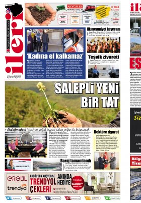 İleri Gazetesi - Yozgat ın Özgür Gazetesi | 1967'den beri... - 30.06.2022 Manşeti