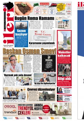 İleri Gazetesi - Yozgat ın Özgür Gazetesi | 1967'den beri... - 12.08.2022 Manşeti