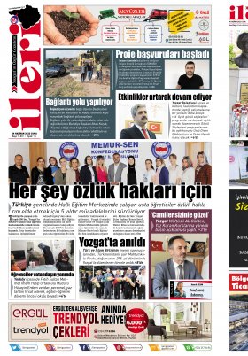İleri Gazetesi - Yozgat ın Özgür Gazetesi | 1967'den beri... - 23.06.2022 Manşeti